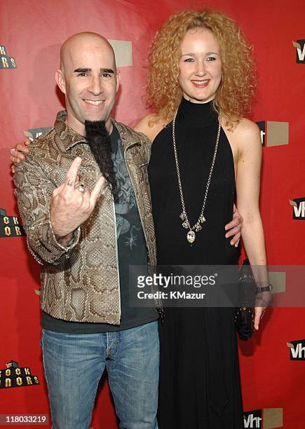 Scott Ian and Pearl Aday during 2006 VH1 Rock Honors - Red Carpet at Mandalay Bay Hotel and Casino in Las Vegas, Nevada, United States.