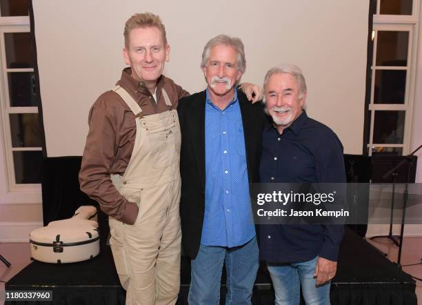 Rory Feek, Mark Gregston and George Shinn attend a fundraiser for Heartlight Ministries and Parenting Today's Teen Radio at Shinn's Shinndig Ranch on...