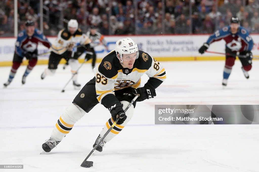 Boston Bruins v Colorado Avalanche