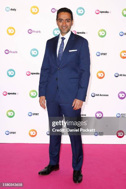 Waleed Aly poses during the Network 10 Melbourne Upfronts 2020 on October 11, 2019 in Melbourne, Australia.