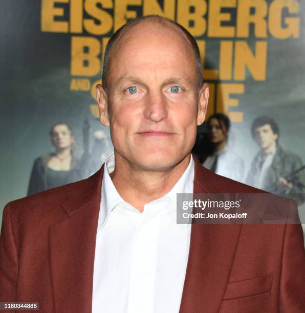 Woody Harrelson attends the premiere of Sony Pictures' "Zombieland Double Tap" at Regency Village Theatre on October 10, 2019 in Westwood, California.