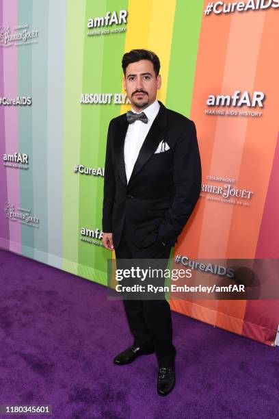 Andres Prieto attends the 2019 amfAR Gala Los Angeles at Milk Studios on October 10, 2019 in Los Angeles, California.