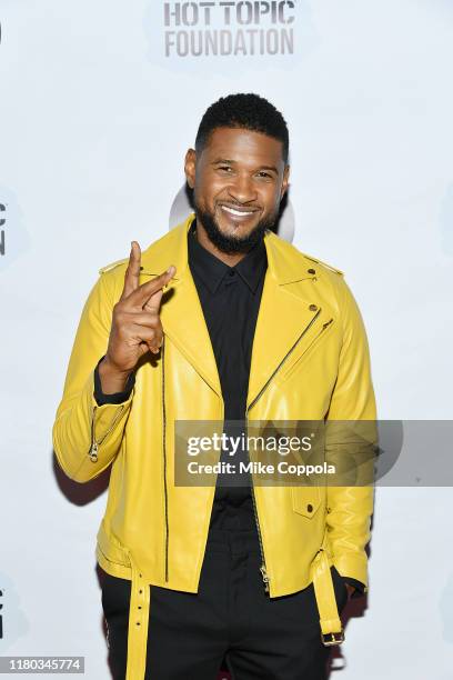 Usher attends the Little Kids Rock Benefit 2019 at PlayStation Theater on October 10, 2019 in New York City.