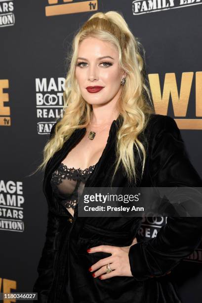 Heidi Montag attends WE tv Celebrates the 100th Episode of the "Marriage Boot Camp" reality stars franchise and the premiere of "Marriage Boot Camp...