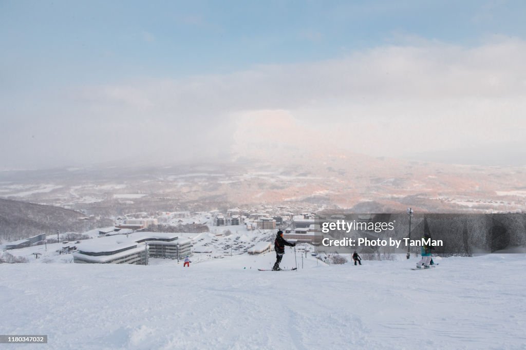 At the slopes. Winter in Niseko, Japan.