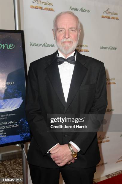 Alan Brent arrives at Special Screening of 'Never Alone' at Arena Cinelounge on October 10, 2019 in Hollywood, California.