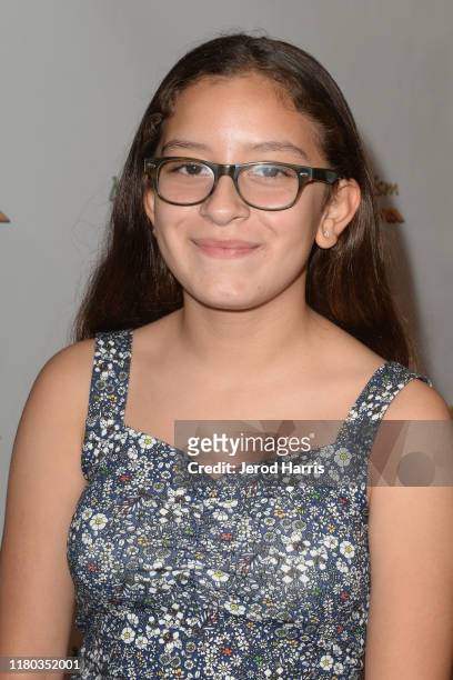 Natalia Canela arrives at Special Screening of 'Never Alone' at Arena Cinelounge on October 10, 2019 in Hollywood, California.