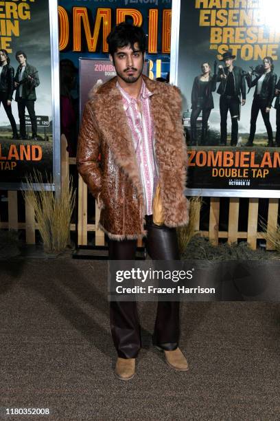 Avan Jogia attends the Premiere Of Sony Pictures' "Zombieland Double Tap" at Regency Village Theatre on October 10, 2019 in Westwood, California.