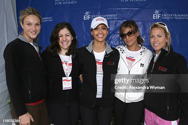 Beau Garrett, Elizabeth Crystal, Jessica Alba, Eva Mendes and Sheryl Crow