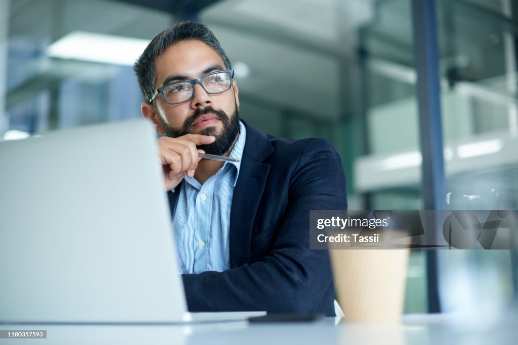 His mind always wanders to success