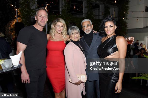 Drew Bohn, Alexis Bellino and Laura Govan attend WE tv Celebrates The 100th Episode Of The "Marriage Boot Camp" Reality Stars Franchise And The...