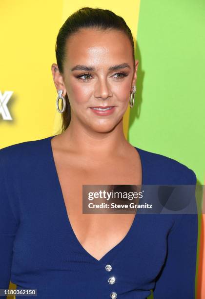 Pauline Ducruet arrives at the amfAR Gala Los Angeles at Milk Studios on October 10, 2019 in Los Angeles, California.