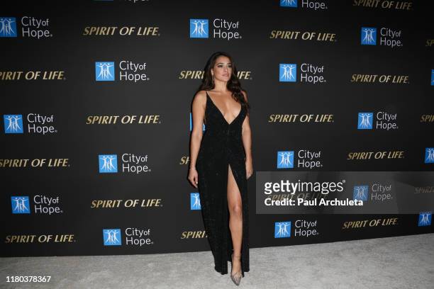 Natalie Martinez attends the City Of Hope's Spirit Of Life 2019 Gala at The Barker Hanger on October 10, 2019 in Santa Monica, California.