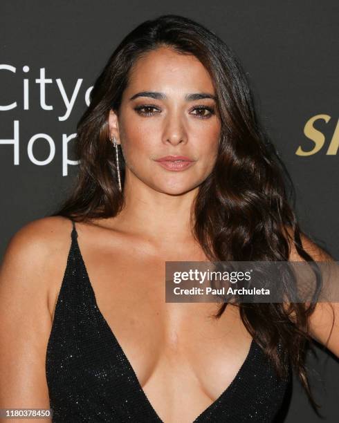 Natalie Martinez attends the City Of Hope's Spirit Of Life 2019 Gala at The Barker Hanger on October 10, 2019 in Santa Monica, California.