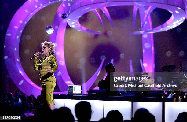 Debbie Harry during 2004 VH1 Divas Benefitting The Save The Music Foundation - Show at The MGM Grand in Las Vegas, Nevada, United States.