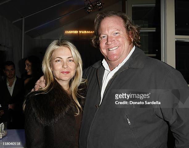 Cornelia Guest and John Carrabino during C Magazine's Hollywood Portfolio Cocktail Party Hosted By David Yurman at Four Seasons Hotel in Beverly...