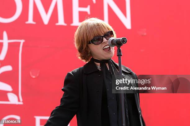 Pat Benatar during The Entertainment Industry Foundations 14th Annual Revlon Run/Walk for Women at Los Angeles Memorial Coliseum at Exposition Park...