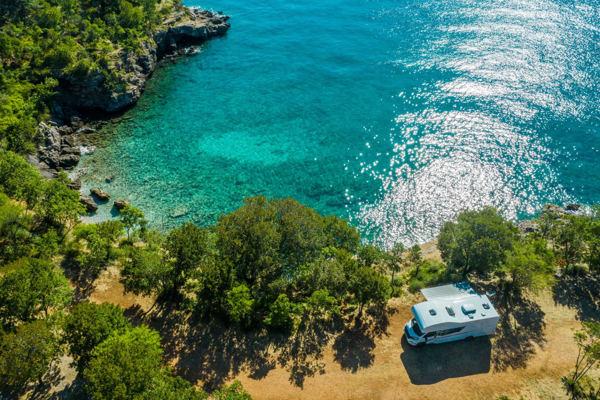 mobile home park landscape