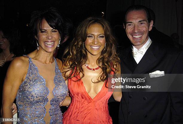 Giselle Fernandez-Farrand, Jennifer Lopez and MGM Chairman and CEO Alex Yemenidjian