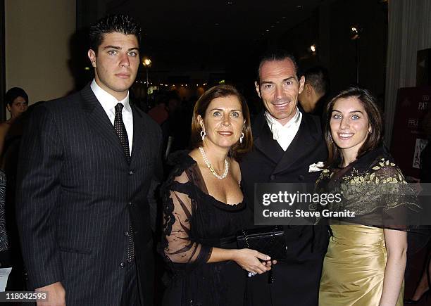 Chairman and CEO Alex Yemenidjian and Family during Noche de Ninos - Childrens Hospital Los Angeles Gala - Inside at Beverly Hills Hilton Hotel in...