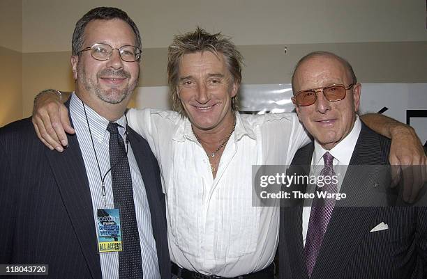 Jim Ryan Rod Stewart and Clive Davis