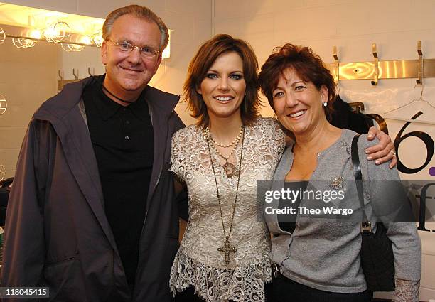 Martina McBride and guests during 106.7 Lite FM - "One Night With Lite" Concert - Backstage at Madison Square Theater in New York City, New York,...