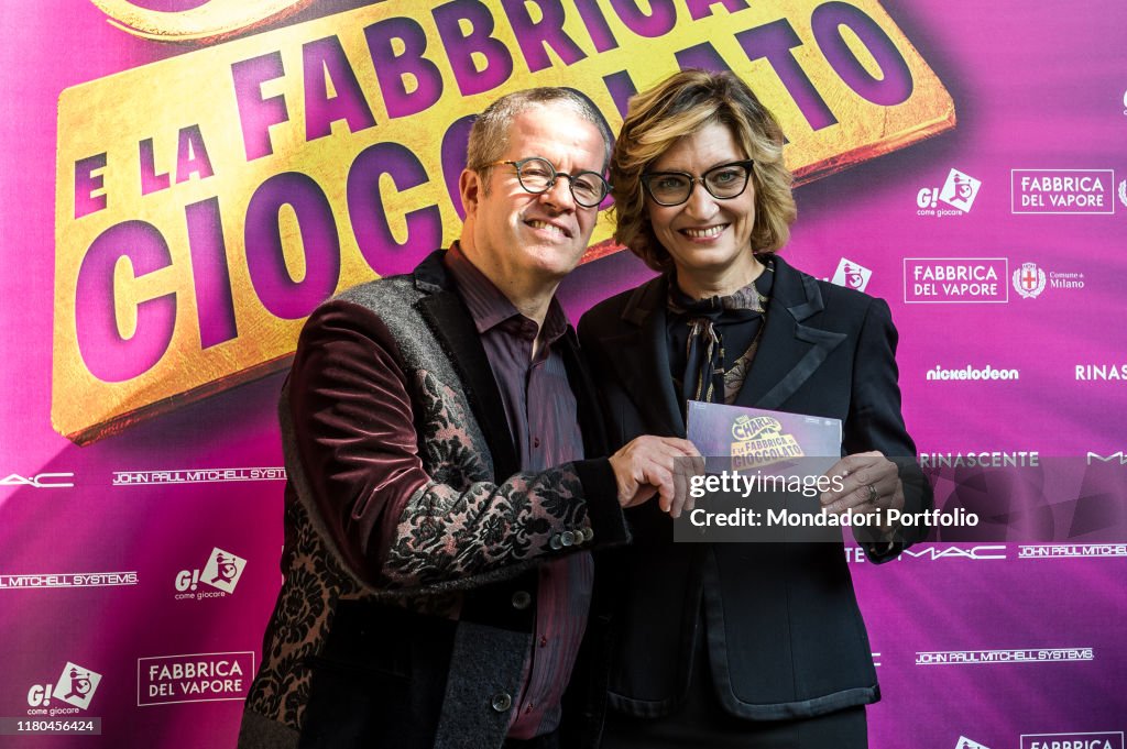 Presentation of Charlie and the chocolate Factory the musical in Milan