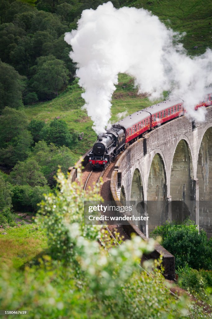 Train de Harry Potter en Ecosse
