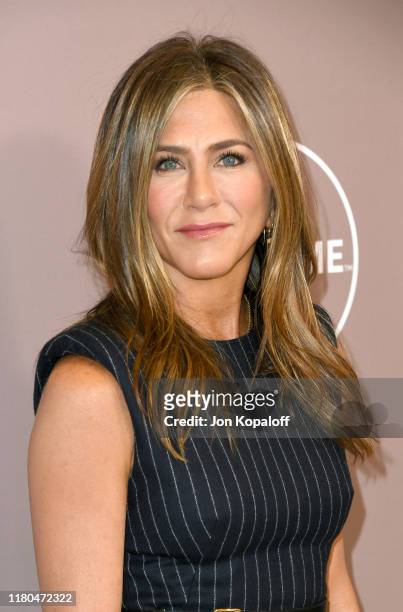 Jennifer Aniston attends Variety's 2019 Power of Women: Los Angeles presented by Lifetime at the Beverly Wilshire Four Seasons Hotel on October 11,...