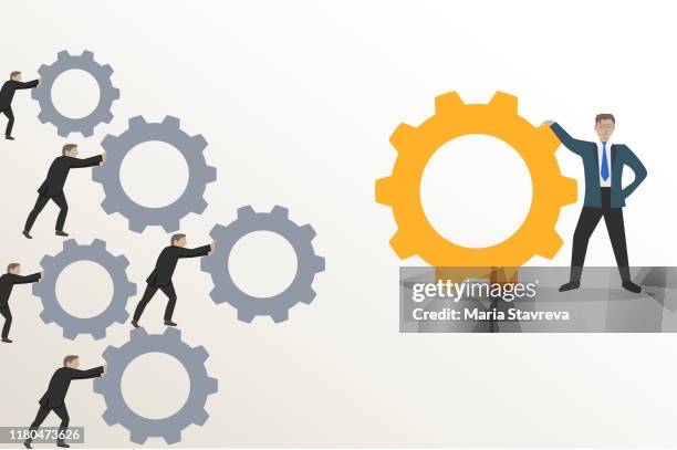 leadership concepts. - study guide stock illustrations
