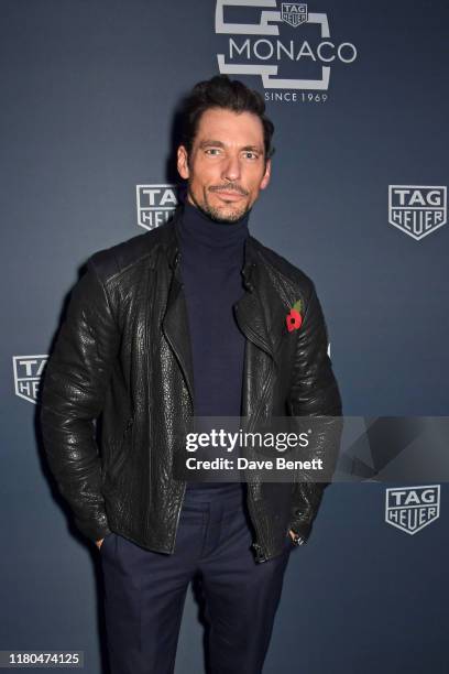 David Gandy attends the star-studded celebration of the 50th anniversary of the iconic TAG Heuer Monaco, featuring the launch of two new special...