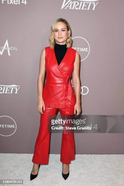 Brie Larson attends Variety's 2019 Power of Women: Los Angeles presented by Lifetime at the Beverly Wilshire Four Seasons Hotel on October 11, 2019...