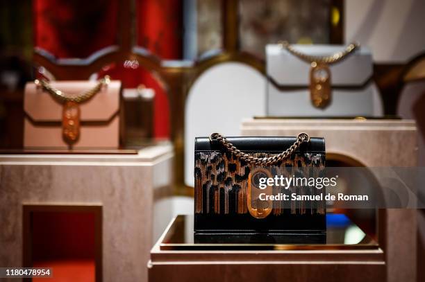 Atmosphere during the ELISA bag collection presentation at the Christian Louboutin store on November 6, 2019 in Madrid, Spain.