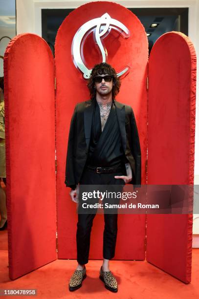 Jonathan Sanchez attends the ELISA bag collection presentation at the Christian Louboutin store on November 6, 2019 in Madrid, Spain.