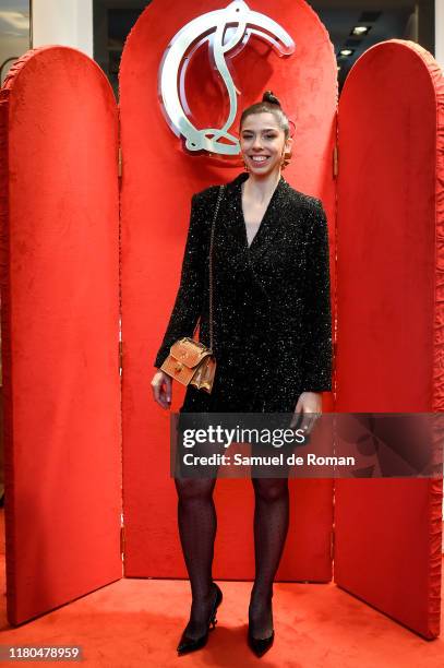 Julia de Castro attends the ELISA bag collection presentation at the Christian Louboutin store on November 6, 2019 in Madrid, Spain.