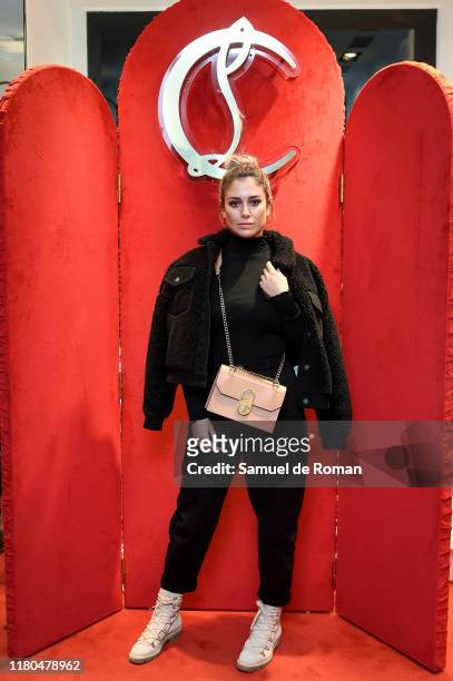 Spanish actress Blanca Suarez attends the ELISA bag collection presentation at the Christian Louboutin store on November 6, 2019 in Madrid, Spain.