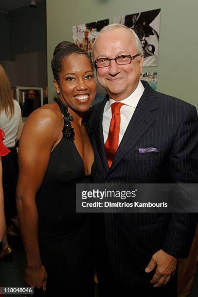 Regina King and Wolf Hengst during Conde Nast Traveler 18th Annual Readers' Choice Awards - Green Room at The Metropolitan Museum of Art in New York...