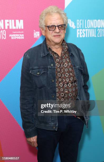 Producer, Jeremy Thomas attends the "First Love" UK Premiere during the 63rd BFI London Film Festival at the Odeon Luxe Leicester Square on October...