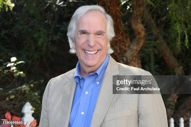 Actor Henry Winkler visits Hallmark Channel's "Home & Family" at Universal Studios Hollywood on October 11, 2019 in Universal City, California.