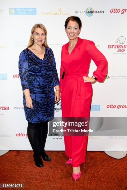 Alexandra Wandel and Annika de Buhr during the World Future Council charity dinner on November 6, 2019 in Hamburg, Germany.