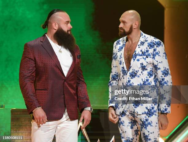 WWE Announces Matches With Tyson Fury And Cain Velasquez At Crown..., Foto di attualità
