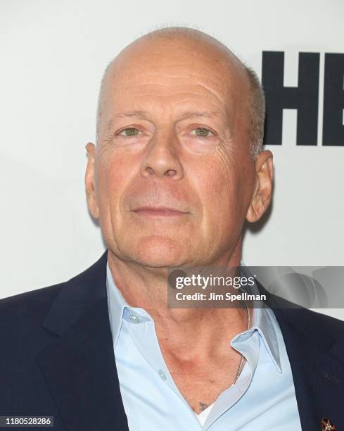 Actor Bruce Willis attends the "Motherless Brooklyn" premiere during the 57th New York Film Festival on October 11, 2019 in New York City.