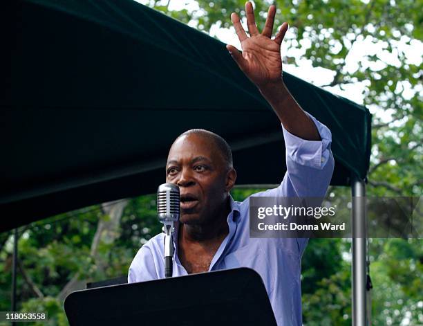 Rob Crocker appears at the Central Park SummerStage on July 2, 2011 in New York City.