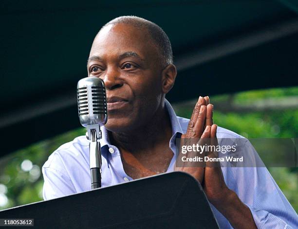 Rob Crocker appears at the Central Park SummerStage on July 2, 2011 in New York City.