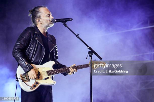 Thom Yorke performs during Austin City Limits Festival at Zilker Park on October 11, 2019 in Austin, Texas.