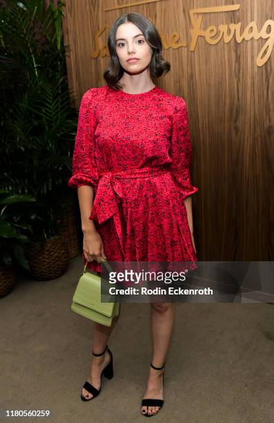 Francesca Reale attends ELLE x Ferragamo Hollywood Rising Party at Sunset Tower on October 11, 2019 in Los Angeles, California.