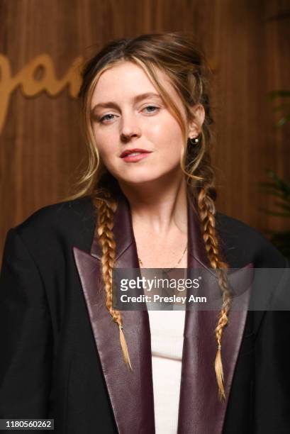 Lorraine Nicholson attends ELLE x Ferragamo Hollywood Rising Party at Sunset Tower on October 11, 2019 in Los Angeles, California.