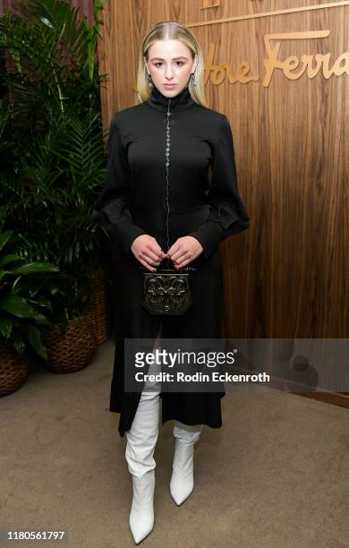 Chloe Lukasiak attends ELLE x Ferragamo Hollywood Rising Party at Sunset Tower on October 11, 2019 in Los Angeles, California.