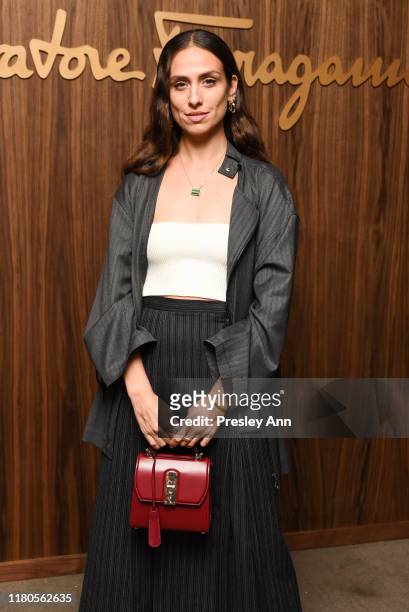 Guest attends ELLE x Ferragamo Hollywood Rising Party at Sunset Tower on October 11, 2019 in Los Angeles, California.