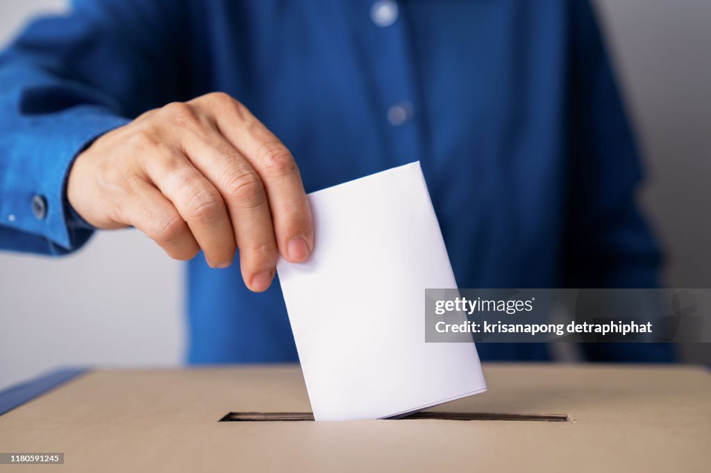 Voting box and election image,election